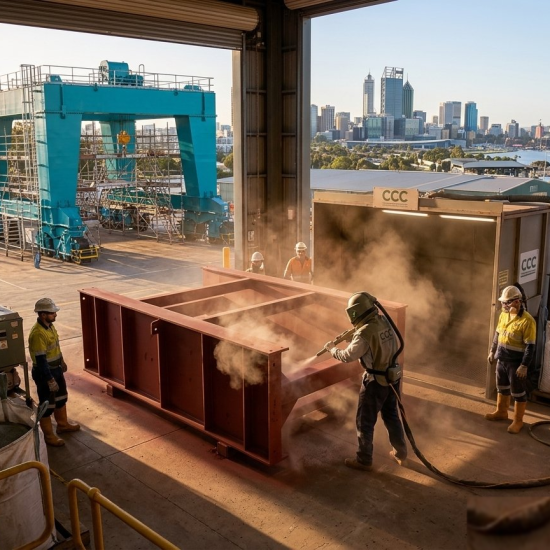 Steel Grit Blasting